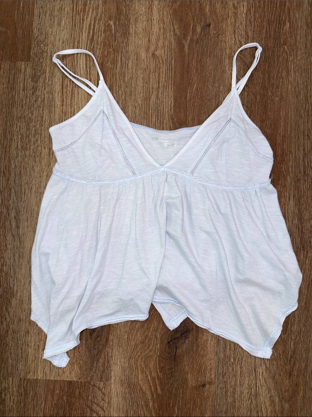 Aerie Light Blue Cropped Tank Top